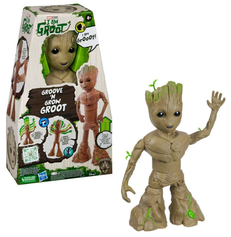 Guardians of the Galaxy Interaktive Actionfigur Groove 'N Grow Groot 34 cm Neu - Bild 3