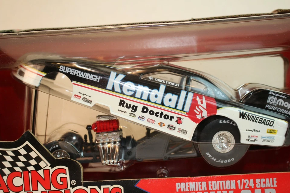 Racing Champions 1996 NHRA Funny Car, Chuck Etchells Dodge escala 1:24 en caja Foto 2 de 4