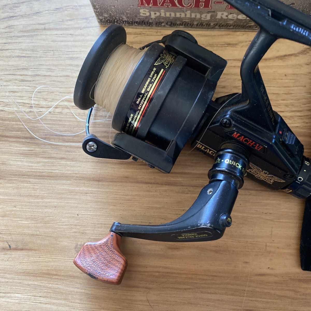 Fenwick BlackHawk Mach VI Fishing Reel With Bag Box