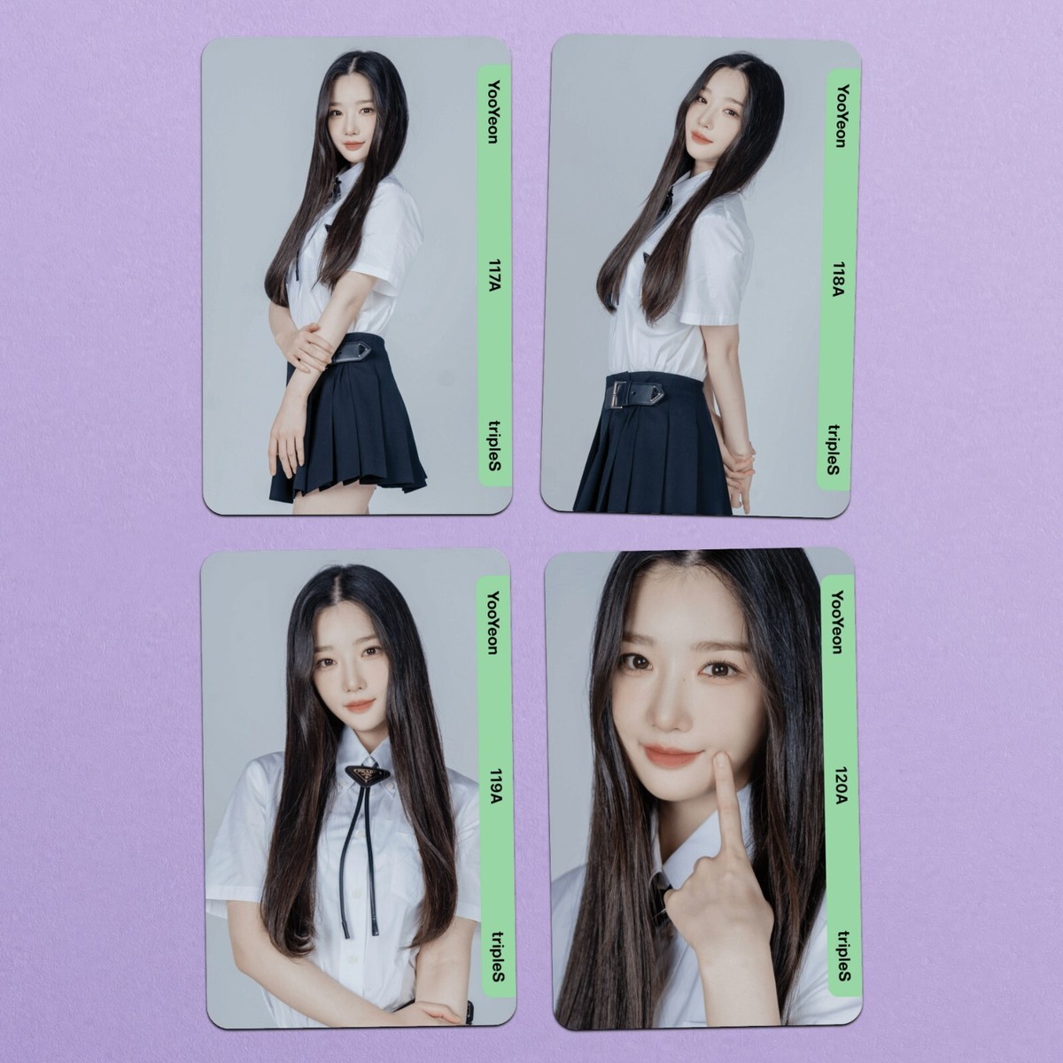 tripleS S5 YooYeon REPLICA objekt Binary01 117-120 First Fanmade