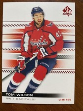 19-20 UD SP Authentic Hockey Red Limited 39 Tom Wilson