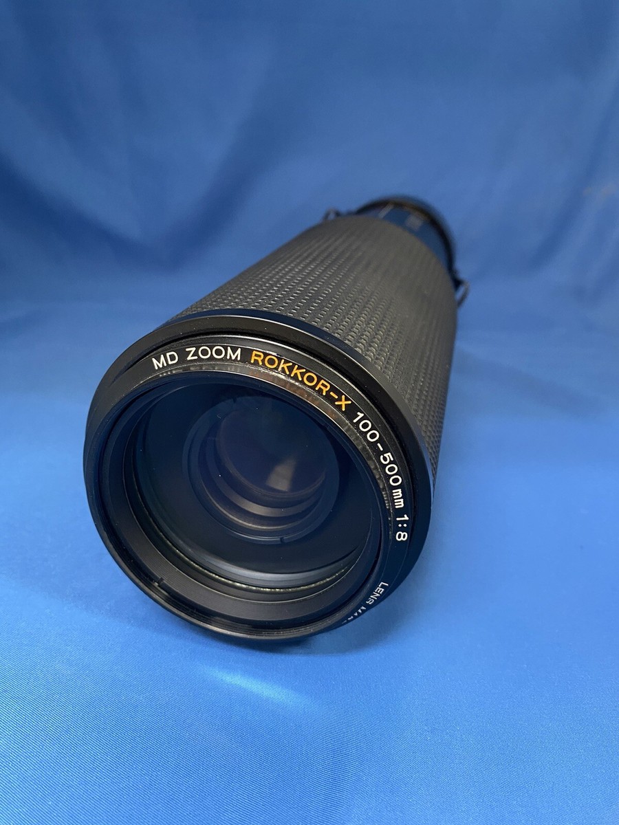 CONTAX 100-500mm F8 MD ZOOM 望遠レンズ Minolta MD 100-500mm F8 Rokkor-X Tele Zoom Manual Focus Lens w