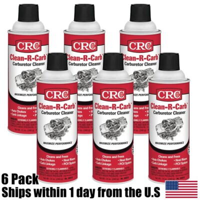 #ad 6PK Clean R Carb Carburetor Cleaner 12 Wt oz. $58.99