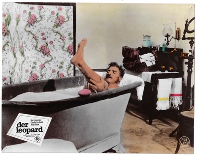 Luchino Visconti  Der Leopard  Burt Lancaster  orig. AHF #27  Badewanne
