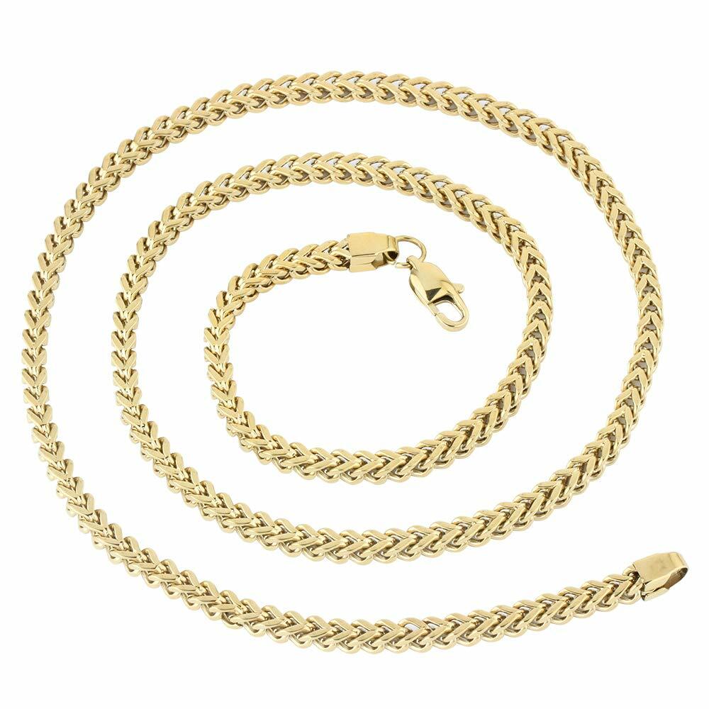 Купить 14K Gold Plated Franco Link 