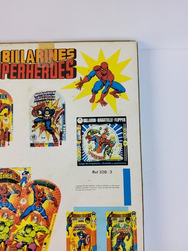 Vintage 1981 Spider-Man Bagatelle Pinball Game Marc Pique Reg Marvel NIB RARE - Picture 16 of 18