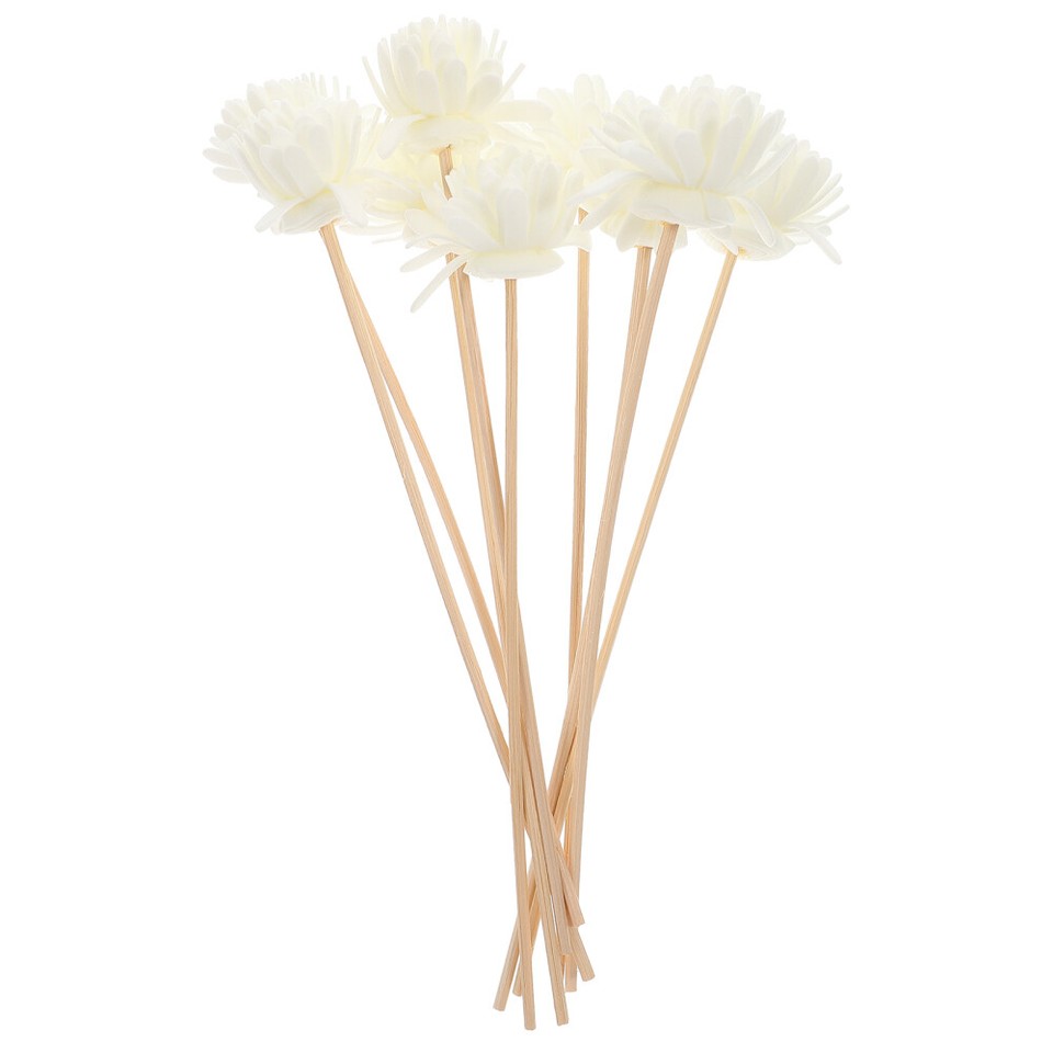 10 Pcs Diffuser Sticks Flowers Yellow Rose Corsage Aroma Reeds Oil eBay