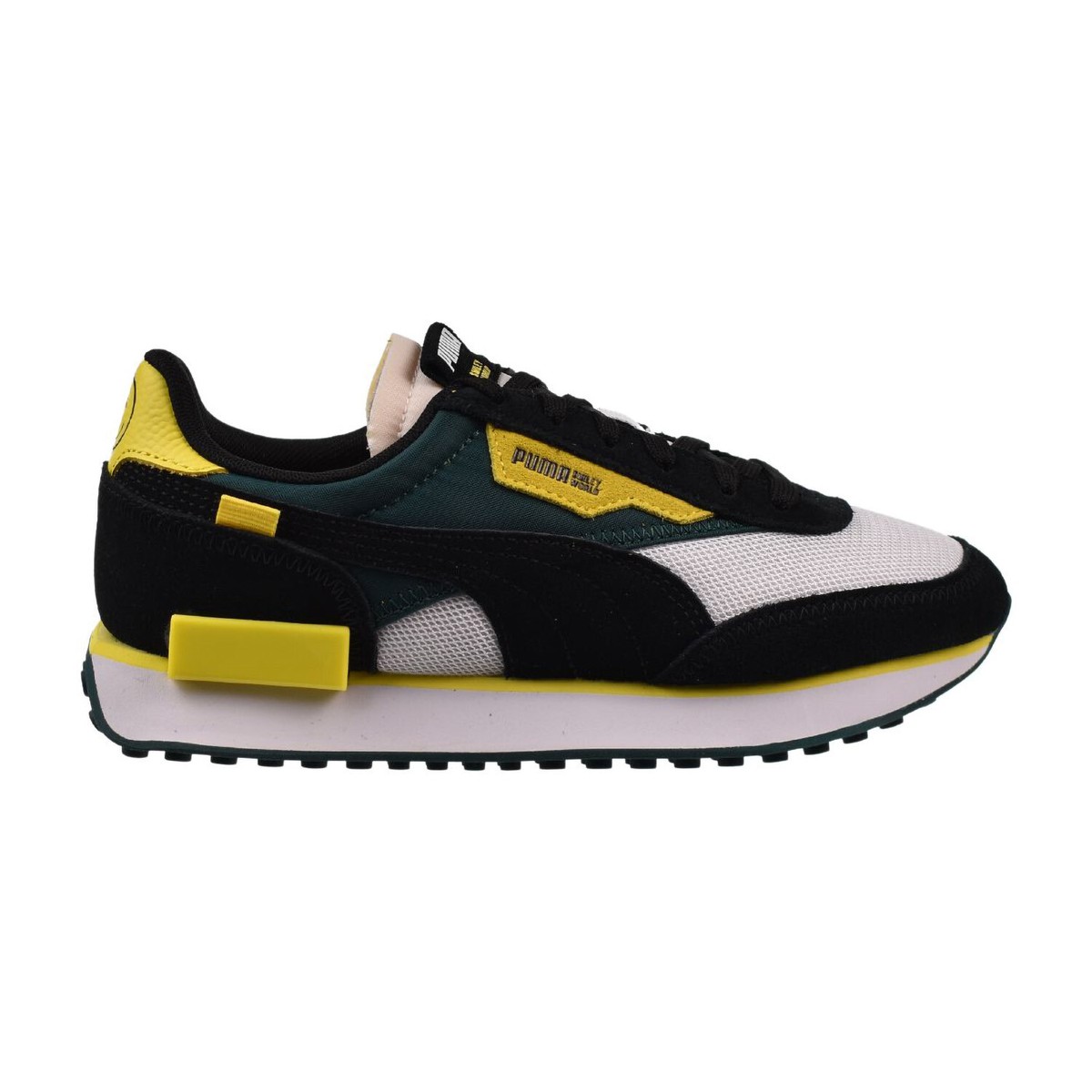 希少PUMA PARAMEXICO LITE13HGホワイト、イエロー、ブラック PUMA（プーマ） パラメヒコ ライト 13 HG JR ホワイト×フローイエロー