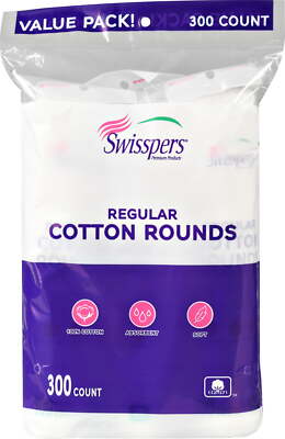 100% Cotton Rounds Value Pack, 300 Count