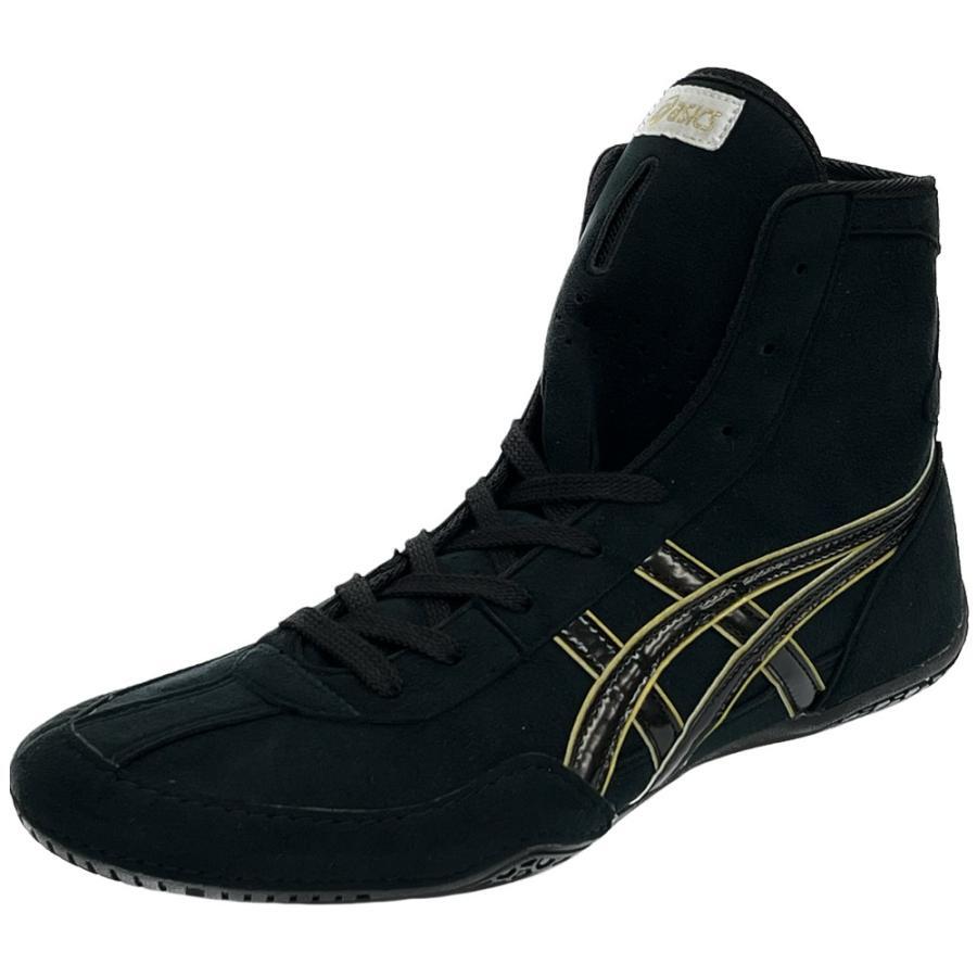 ASICS Wrestling Shoes 1083A001 EXEO TWR900 color Black x Black x Gold