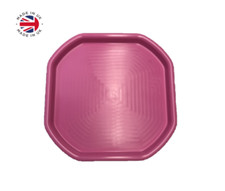 PINK - SMALL MINI PLASTIC MIXING TRAY SPOT BUILDERS CEMENT SAND MORTAR BOARD