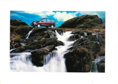 Ford Galaxy The shape of things to come UK Prospekt mit Karten & Poster Mai 1995