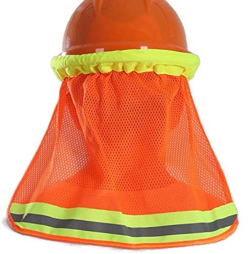 4 Pack Hard Hat Sun Shade, Hard Hat Neck Shield, Safety Reflective Stripe, 2 ... - Picture 5 of 8