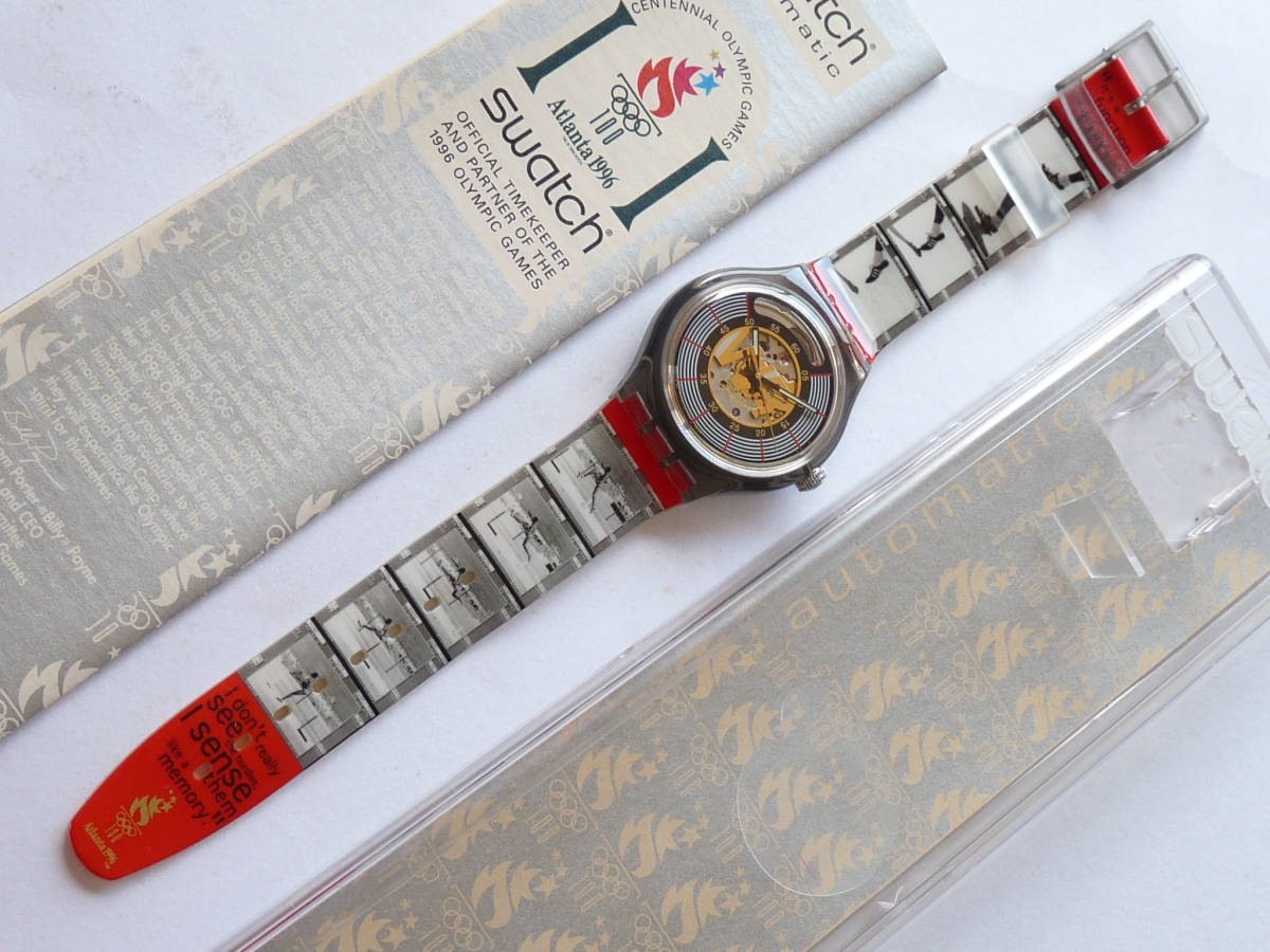 1996 Olympic Special Automatic Swatch Watch Edwin Moses