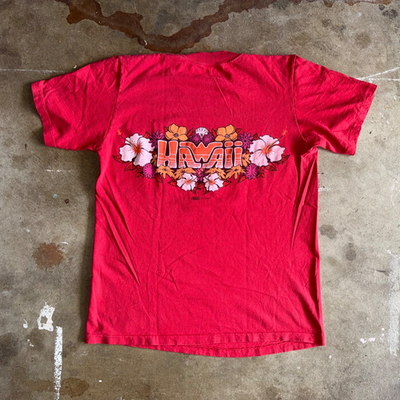 1974 VINTAGE 70s CRAZY SHIRTS HAWAII SOUVENIR T-SHIRT ADULT SZ M