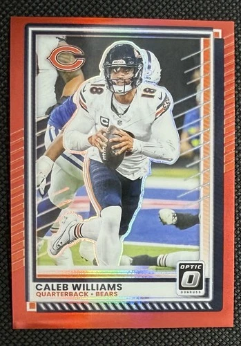 2025 Panini Donruss Optic Caleb Williams Red Prizm /149 Bears