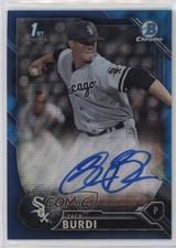 2016 Bowman Draft Chrome Pick Blue Wave Refractor 60/150 Zack Burdi Auto x0o