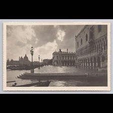 Vintage Postcard Venice Palazzo Ducale Tramonto Unposted Historic Scenic View