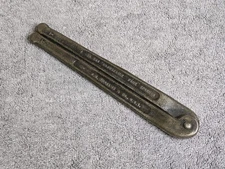 Vtg J. H. Williams & Co. No 483 Adjustable Face Spanner 3" Size Old Wrench Tool