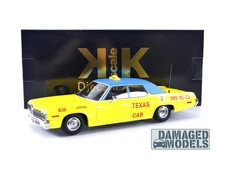 DAMAGED MODEL FD #239-KK SCALE MODELS 1/18 - DODGE Monaco Taxi Texas Cab - 1974