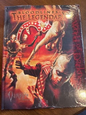 Vampire The Requiem World of Darkness RPG Bloodlines with Character Sheet Pad
