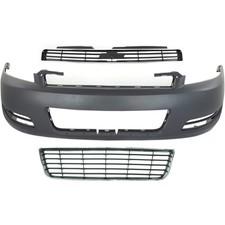 Front Bumper Cover And Grille Assembly Kit For 2006-2011 Chevrolet Impala Primed Front Bumper Cover And Grille Assembly Kit For 2006-2011 Chevrolet Impala Primed