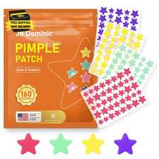 Stars Pimple Patches for Face, 4 Size 160 Counts Acne Patches, Hydrocolloid Patc