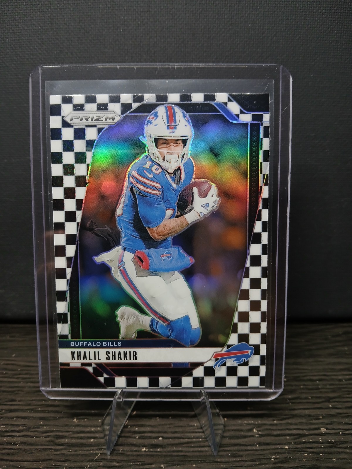 2024 Panini Prizm - Khalil Shakir #31 Black & White Checker Prizm