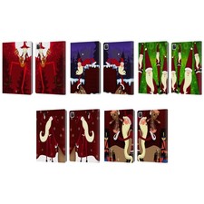 HEAD CASE DESIGNS THIN SANTA LEATHER BOOK CASE FOR APPLE iPAD AND APPLE PENCIL
