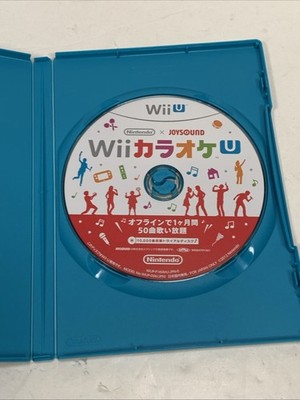 Wii Karaoke U Nintendo x JOYSOUND (Japanese) Wii U JPN (Region