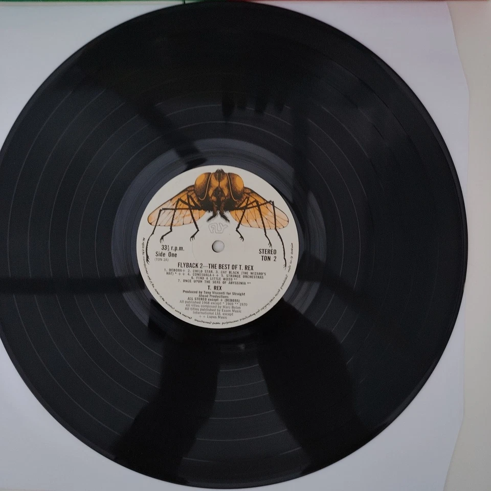 T.REX: FLYBACK 2 - THE BEST OF T.REX Fly Records TON 2 1971 VG+ VG  - Image 2 of 4