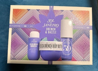 Sol de Janeiro Drench & Dazzle Delícia 59 Gift Set New In Box  SHIPS ASAP