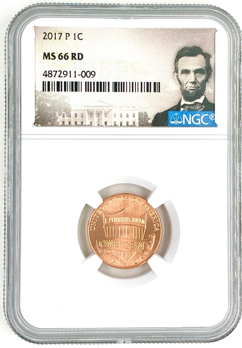 MS 66 Graded 2017 Lincoln Shield Small Cents (2010-Now) for sale