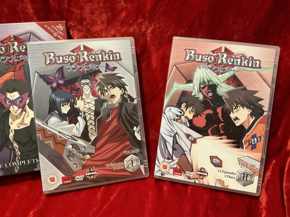 BUSO RENKIN COMPLETE SERIES UNCUT ANIME DVD BOX SET USA SHONEN JUMP LIKE NEW!!! - Image 3 of 4
