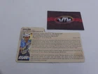 Vintage 1985 G.I. Joe Shipwreck File Card ONLY - Original Hasbro ARAH Sailor v1