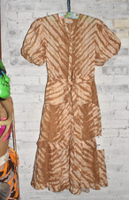 NWT ULLA JOHNSON Magdalena Dress in Sand Size 2!