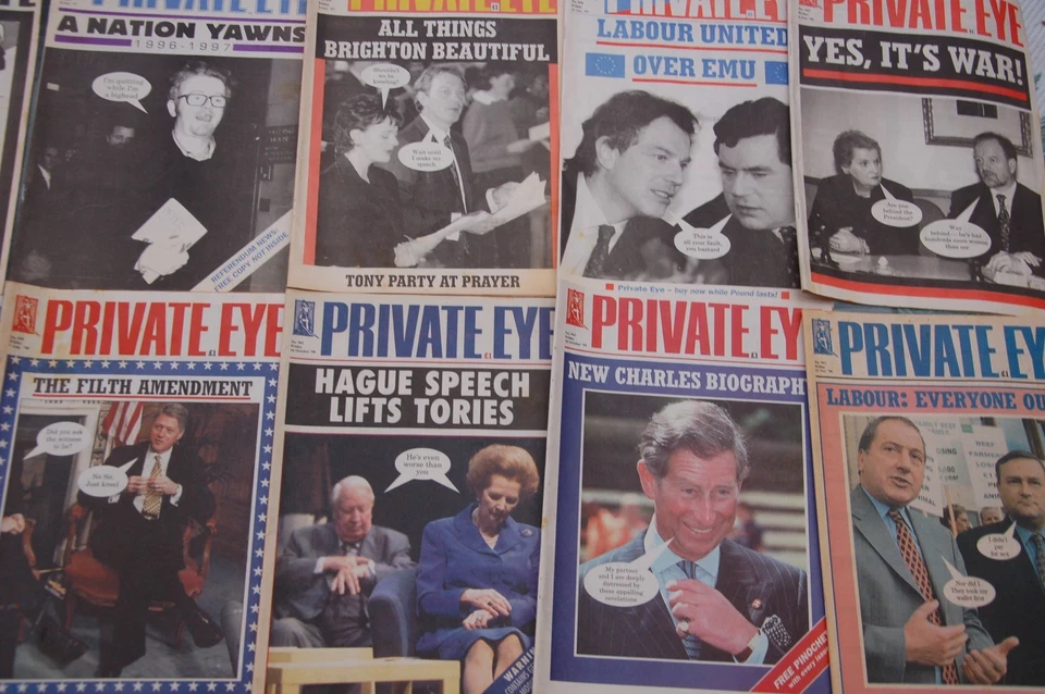 10x 1996-98 Private Eye Magazines Political Satire Willie Rushton Blair & Brown - Image 3 of 3