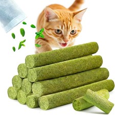 90g/3.17oz Cats Treat Cat Grass Teething Stick Kitten Catnip Toys for Hairbal...