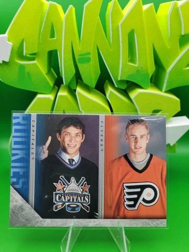 2005-06 Upper Deck - Young Guns Checklist Alex Ovechkin, Jeff Carter #487 (RC)