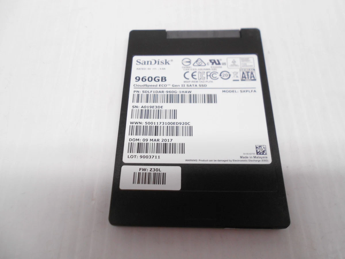②-WA412 SanDisk SATA 960GB SSD 2.5 1点 SanDisk SDSSDHII-960G 960GB 2.5