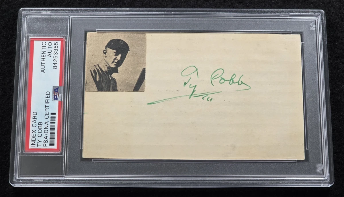 Ty Cobb MLB Original Autographed Items for sale | eBay