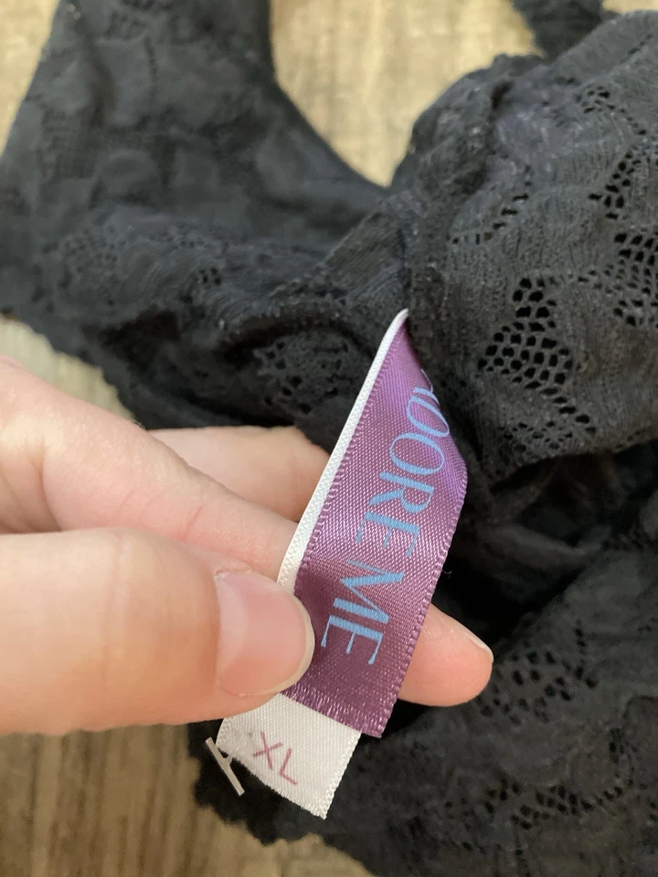 Adore Me Black Lace Plunge Lace Teddy Size Women’s Xl - Image 2 of 4