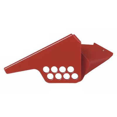 Ball Valve Lockout, Red, Steel,  45Mz85