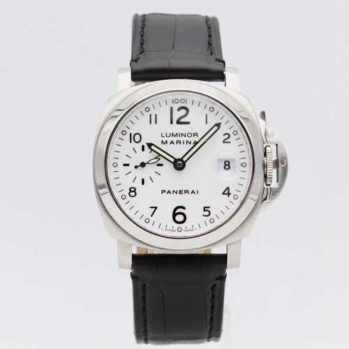 [2459] Panerai Luminor Marina 40 mm - PAM00049 scatola e documenti 2003 ottimo orologio da uomo