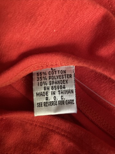 Pagliaccetto rosso massiccio nuovo vintage anni 80 iconico Everlast ad alto spirito taglia L - Foto 5 di 5