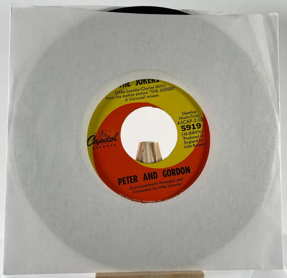 PETER GORDON - THE JOKERS / RED, CREAM AND VELVET—EX - Image 3 of 4