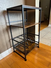 3-Tier Vinyl Record Player Stand Album Storage 120 Albums 15.7"D x 11.8"W x 28"H