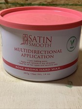 Satin Smooth Ruby Rose Hard Wax with Rose Aroma 14oz