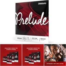 Prelude Violin Strings 3/4M Medium Tension 4-String Full Set