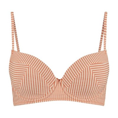 Shiwi Women's Swim Top Swim Top Bra ISLA TROPICA NORA WIRE, Orange/Pink, 42BC